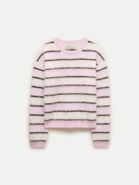 J.CREW Perfect cashmere crewneck in stripe