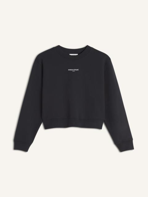 Maison Kitsuné MAISON KITSUNE PARIS CROPPED SWEATSHIRT
