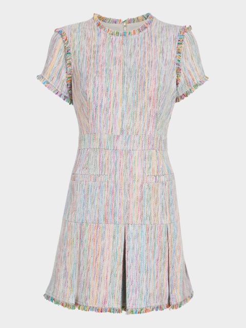 Cinq à Sept Natalie Prism Tweed Mini Dress