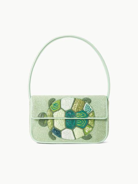 STAUD STAUD TOMMY BEADED BAG BABY TURTLE