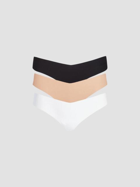 commando Women's 3-Pack Cotton Thong Set - Multi