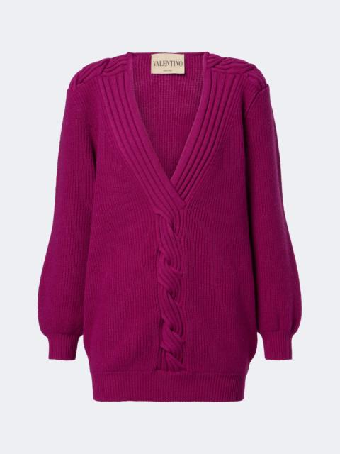 Valentino Oversized virgin wool sweater