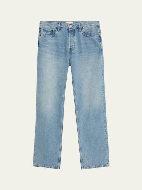 FRAME Men's Relaxed Light Wash Jeans