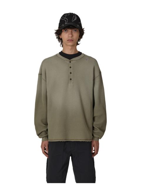 ROA Bee Sun Faded Organic Waffle Serafino Long Sleeve