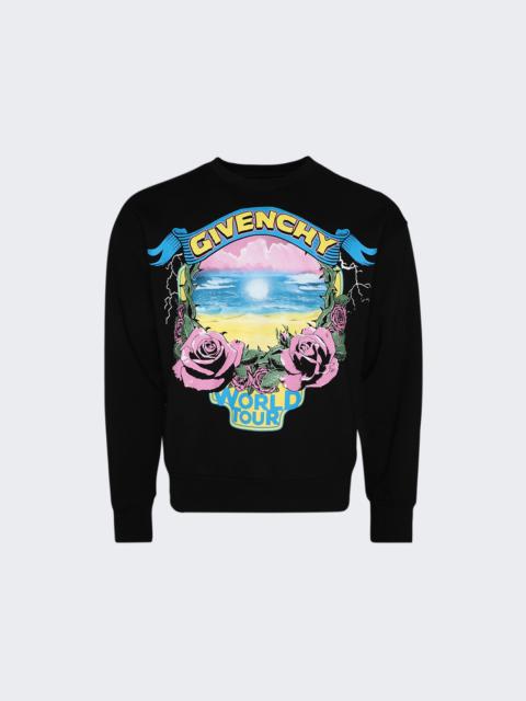 Givenchy Graphic Crew-neck Pullover Sweater Black