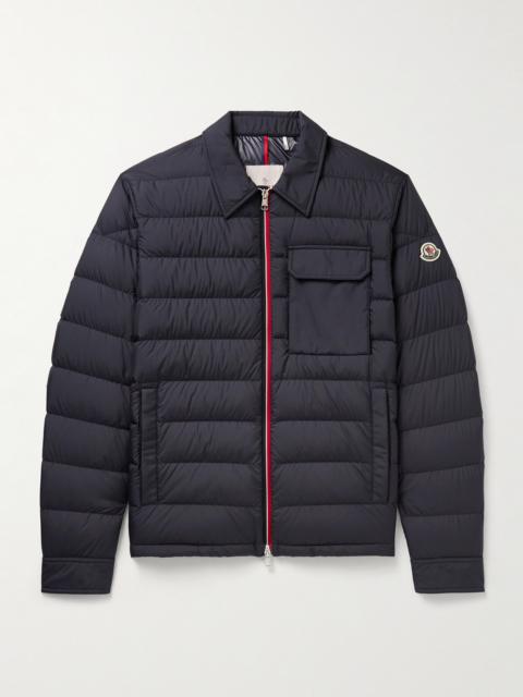 Moncler Fazzon Logo-Appliquéd Quilted Shell Down Jacket
