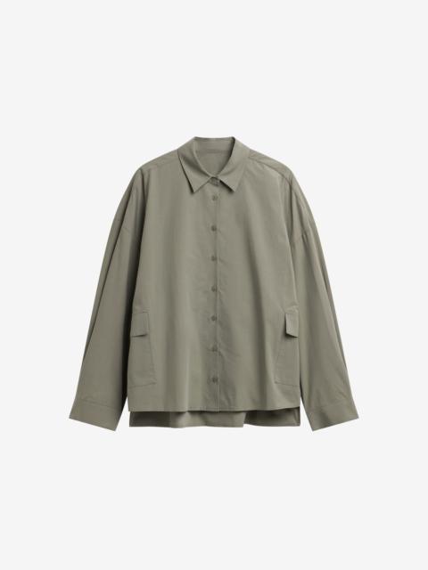 The Frankie Shop Sancey Cargo Pocket Shirt - Olive