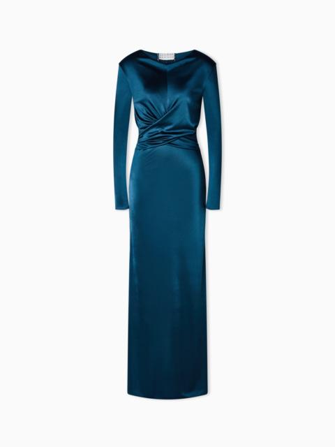 GIORGIO ARMANI LONG VISCOSE JERSEY DRESS