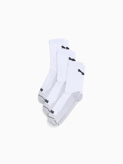 PUMA Men's Half-Terry Crew Socks (3 Pairs)