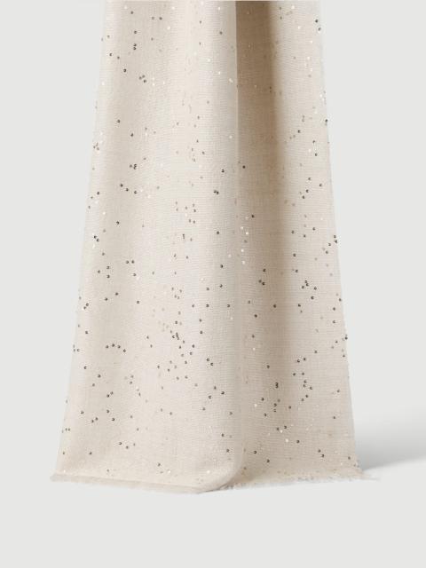 Brunello Cucinelli Cashmere and silk Diamond yarn scarf