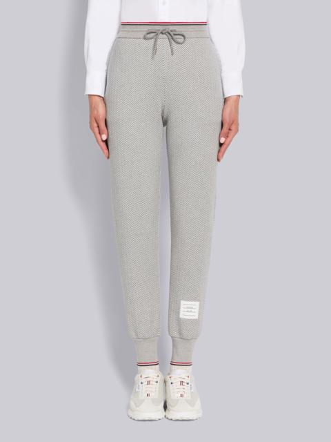 Thom Browne Cotton Herringbone Tipping Sweatpants