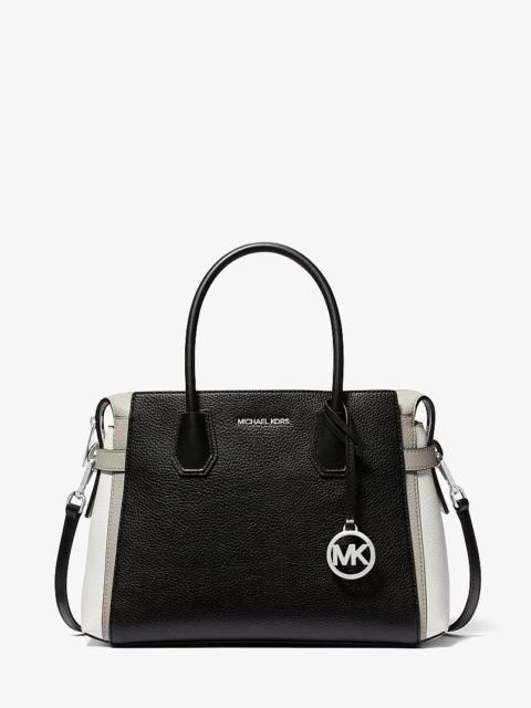 MICHAEL KORS Mercer Medium Color-Block Belted Satchel