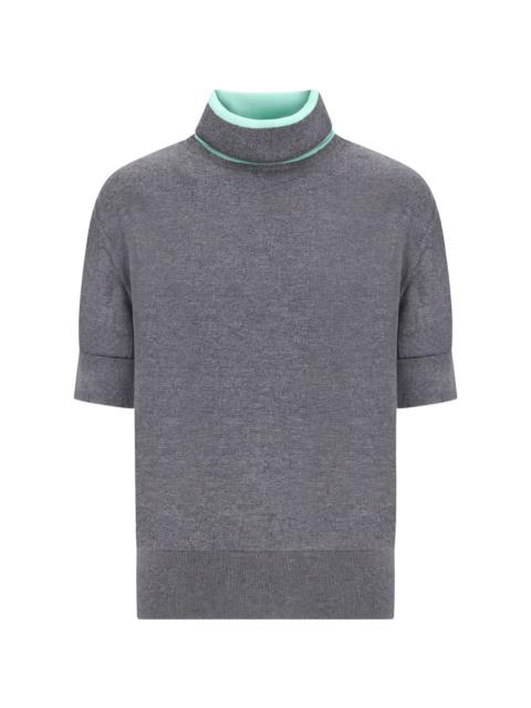 JACQUEMUS The Pablo knit short-sleeve cashmere sweater