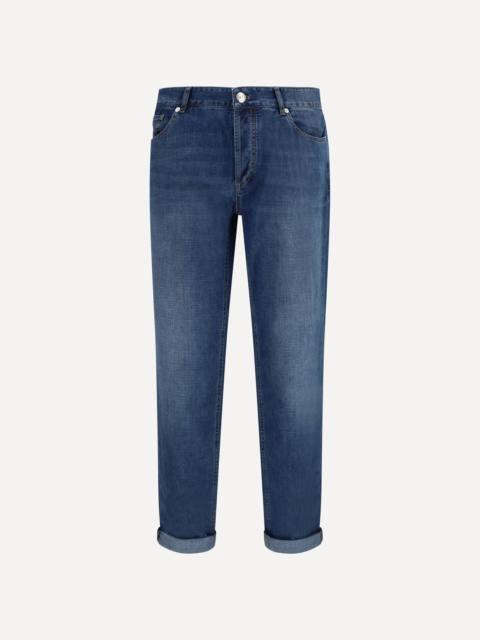 Brunello Cucinelli Jeans in cotton with distressed effect