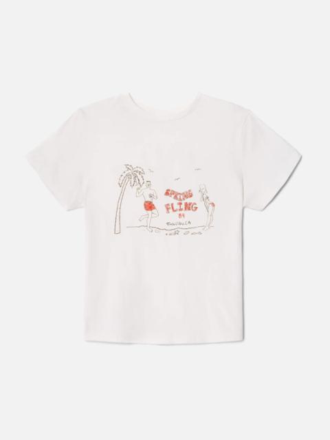 RE/DONE Classic "Spring Fling" Tee - Vintage White