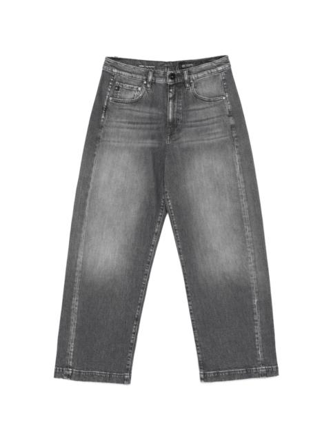 AG Jeans Hattie logo-patch jeans
