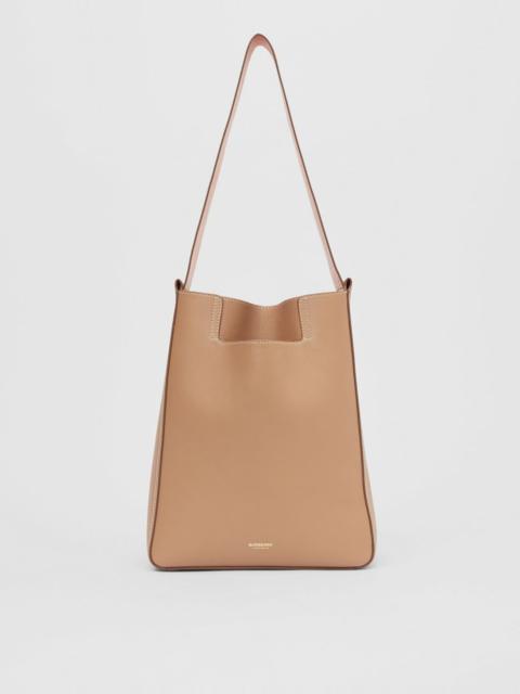 Burberry Small Leather Basket Bag