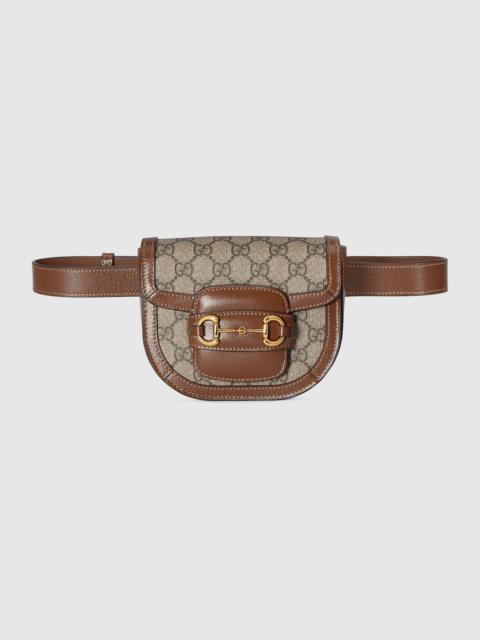 GUCCI Gucci Horsebit 1955 rounded belt bag