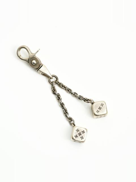 DICE HEARTS 小物 KEYCHAIN CHROME