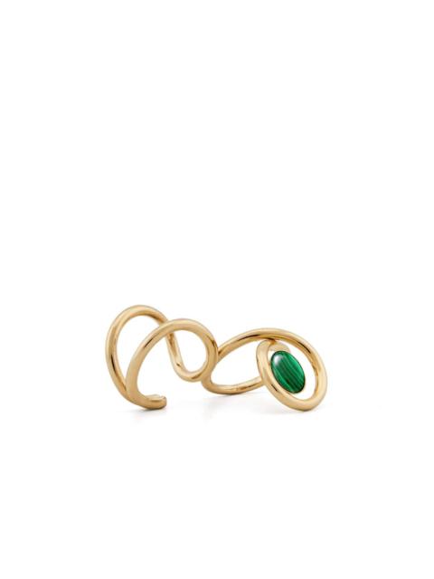 DESTREE Louise Double inset-gemstone ring