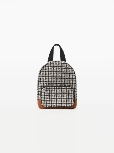 Alexander Wang CRUISER MINI BACKPACK IN CRYSTAL MESH