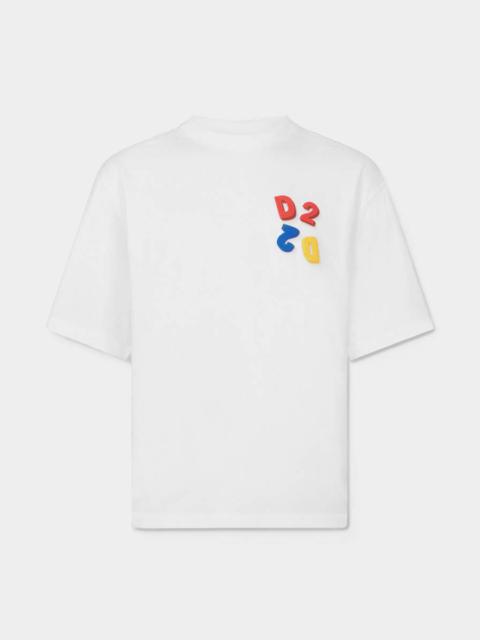 DSQUARED2 D2 UPSIDE DOWN LOOSE FIT T-SHIRT