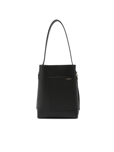 Valextra small Soft Bucket leather bag