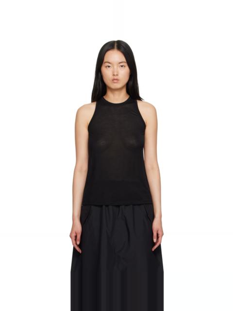 6397 Black High Neck Tank Top