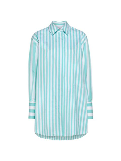 PATOU Iconic striped shirtdress