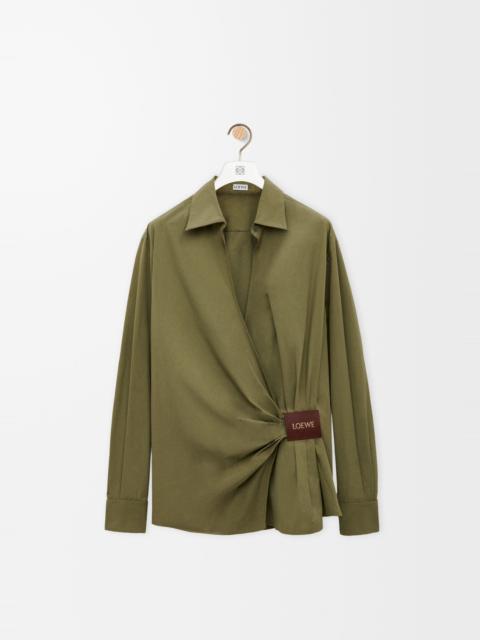 Loewe Draped shirt in cotton