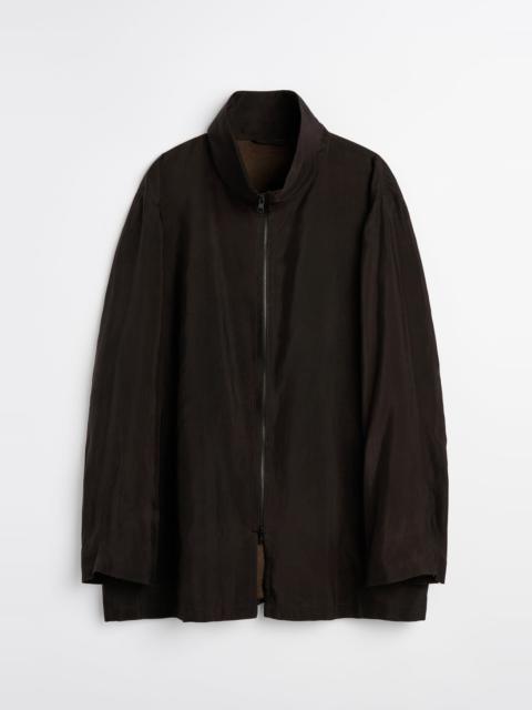 Our Legacy Tiller Jacket Root Brown Wax Dipped Cupro