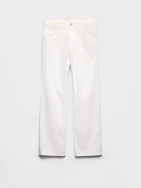 Prada Five-pocket piqué pants