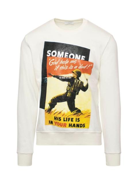 ih nom uh nit Propaganda 2 Sweatshirt in White