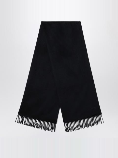 Black cashmere scarf