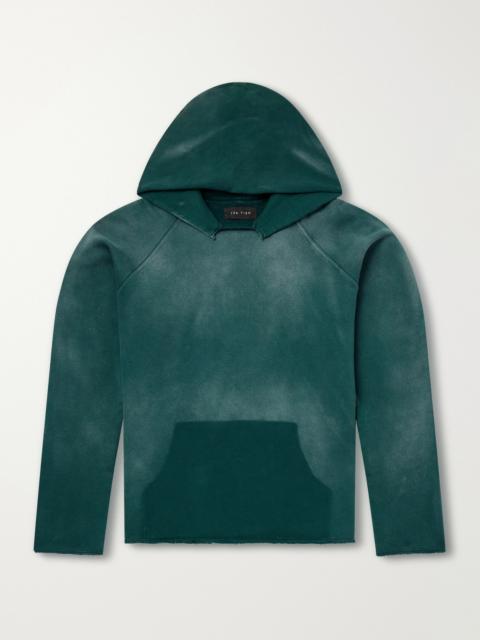 LES TIEN Cotton-Jersey Raglan Hoodie