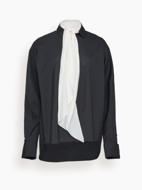 sacai Suiting Shirt in Black
