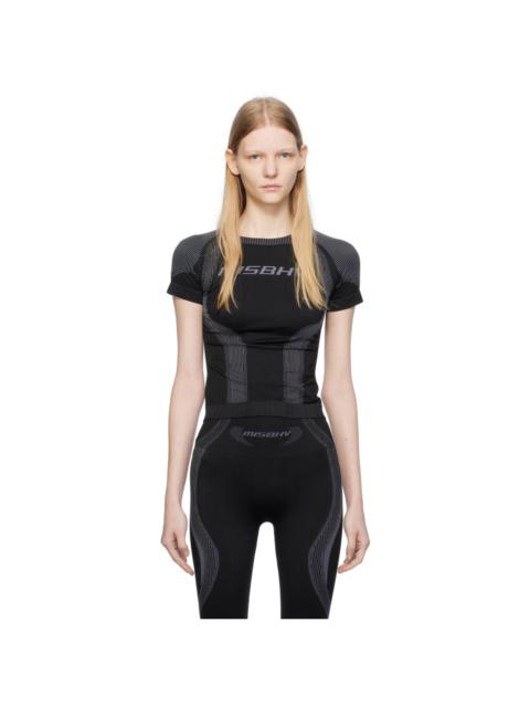MISBHV Black Jacquard Sport Top