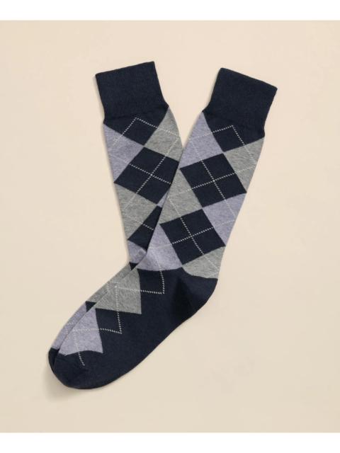 Brooks Brothers Cotton Blend Argyle Socks