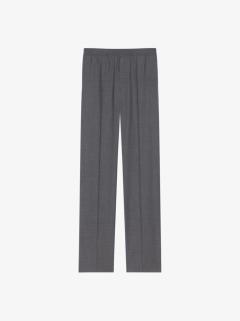 Givenchy SLIM FIT JOGGER PANTS IN WOOL