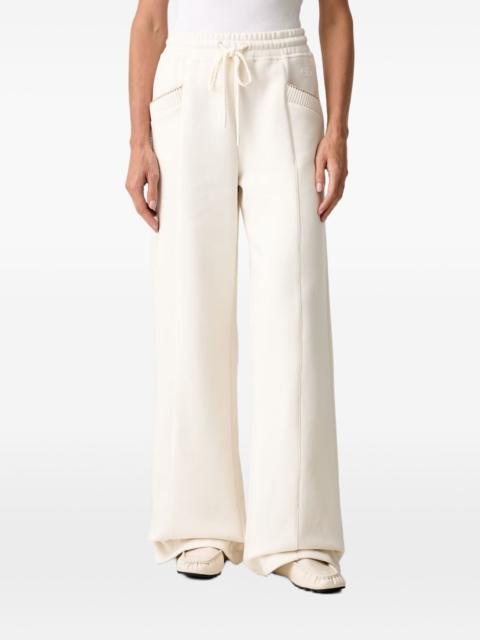 GUESS USA drawstring wide-leg track pants