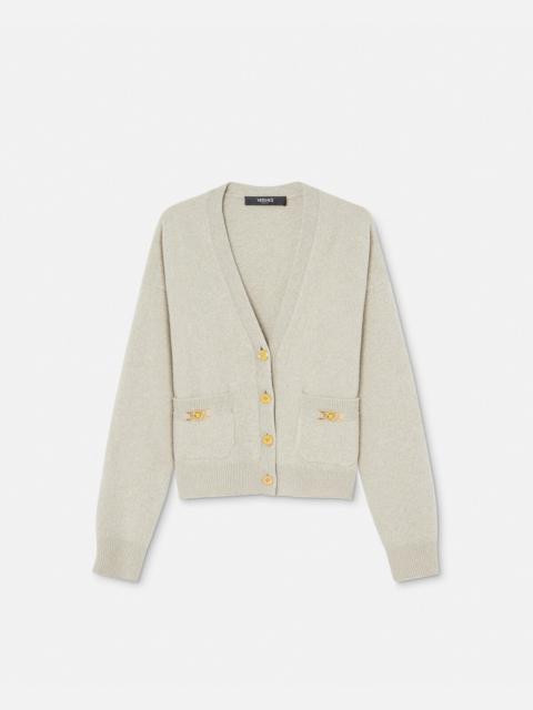 Cashmere-Blend Knit Boxy Cardigan
