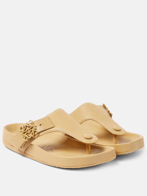 Ease leather thong sandals