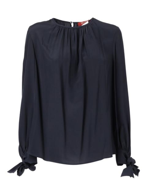 Max Mara Studio Edotto tie-detail top