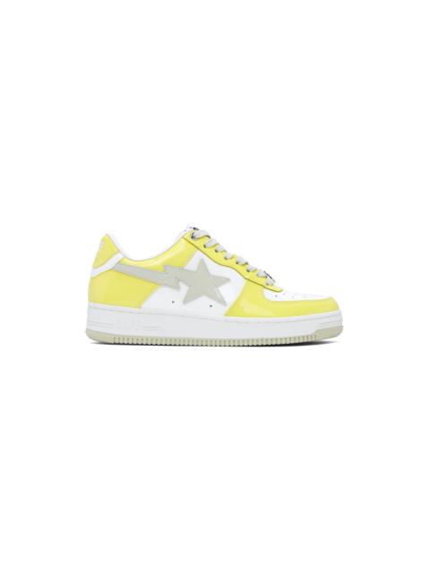 A BATHING APE® SSENSE Exclusive Yellow Sta Sneakers
