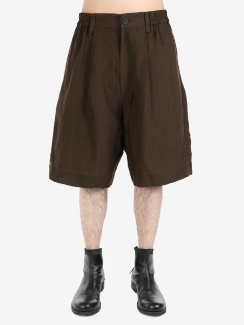 Ziggy Chen ZIGGY CHEN Men Extended Fabric Layer Drop Crotch Shorts