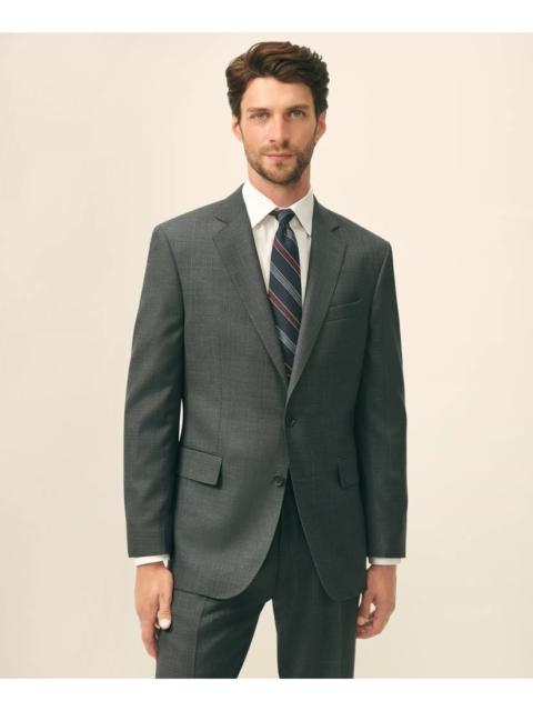 Brooks Brothers Classic Fit Wool Windowpane 1818 Suit
