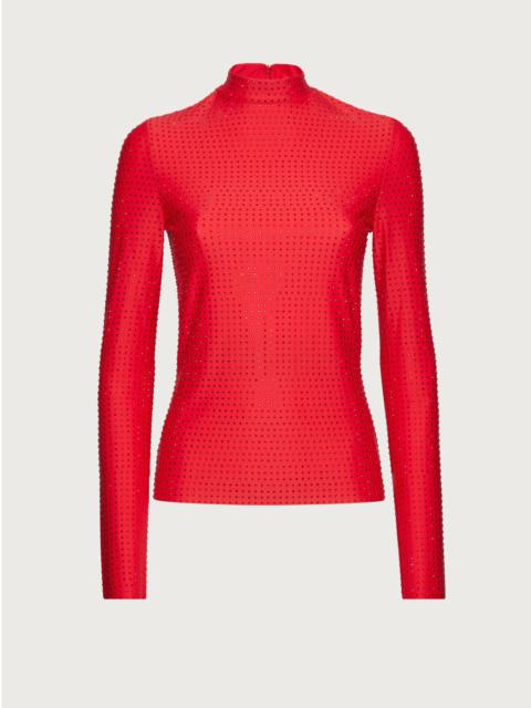 FERRAGAMO Crystal embellished top