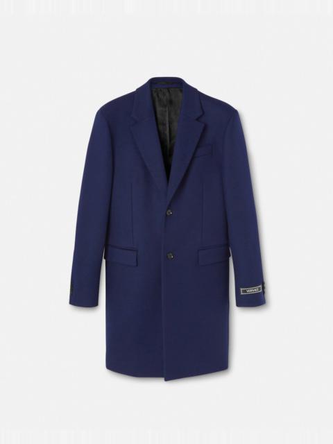 VERSACE Cashmere-Blend Long Coat