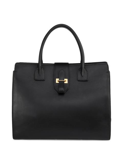 NILI LOTAN Women's Lou Leather Top Handle Bag - Black