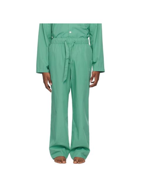 TEKLA Green Drawstring Pyjama Pants